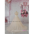 Glamorous Whole Piece Lace Bridal Gown Strapless Style